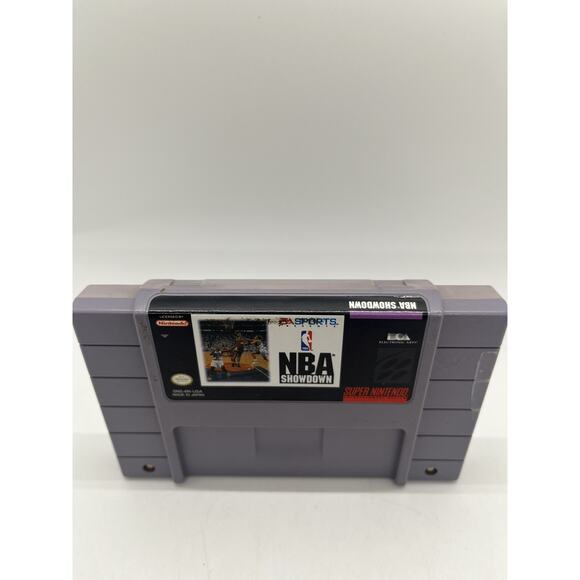 NBA Showdown (SNES, 1992) Cart Only - Tested - Picture 1 of 6